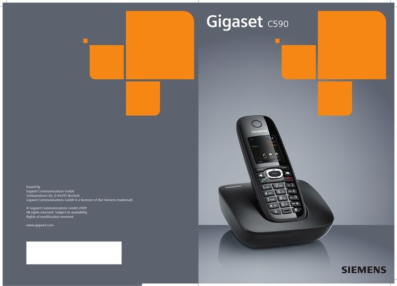 Siemens Gigasrt C590 User manual