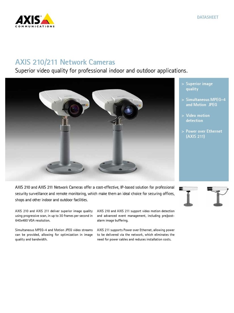 Axis Axis 210 User manual Axis Axis 210 User manual