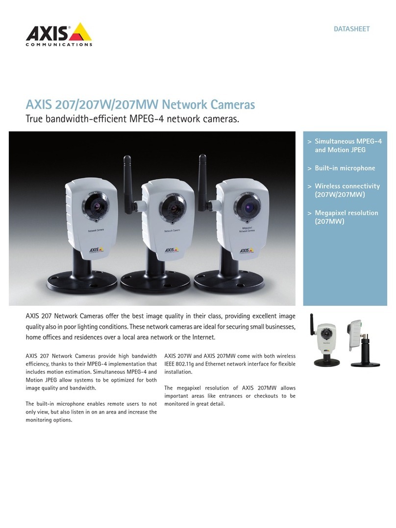 Axis AXIS 207 User manual Axis AXIS 207 User manual