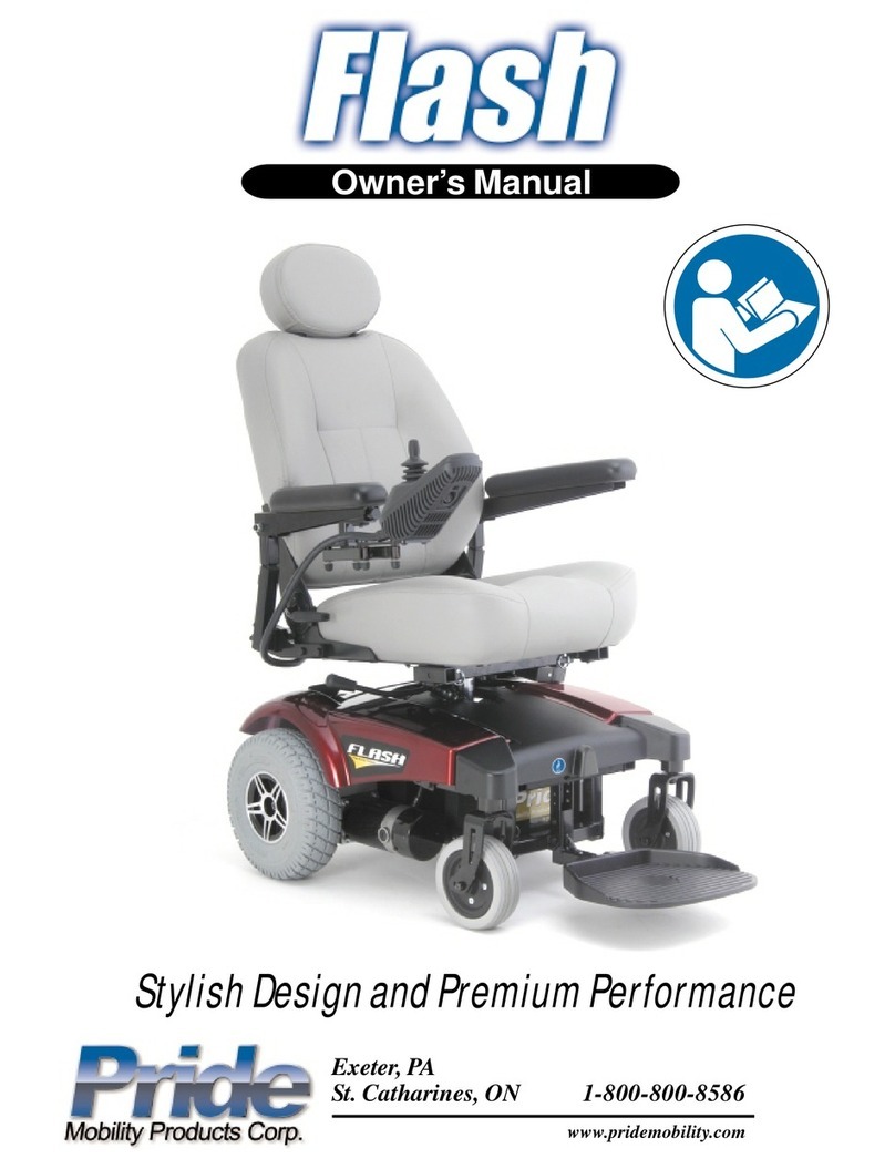 Pride Mobility Flash User manual