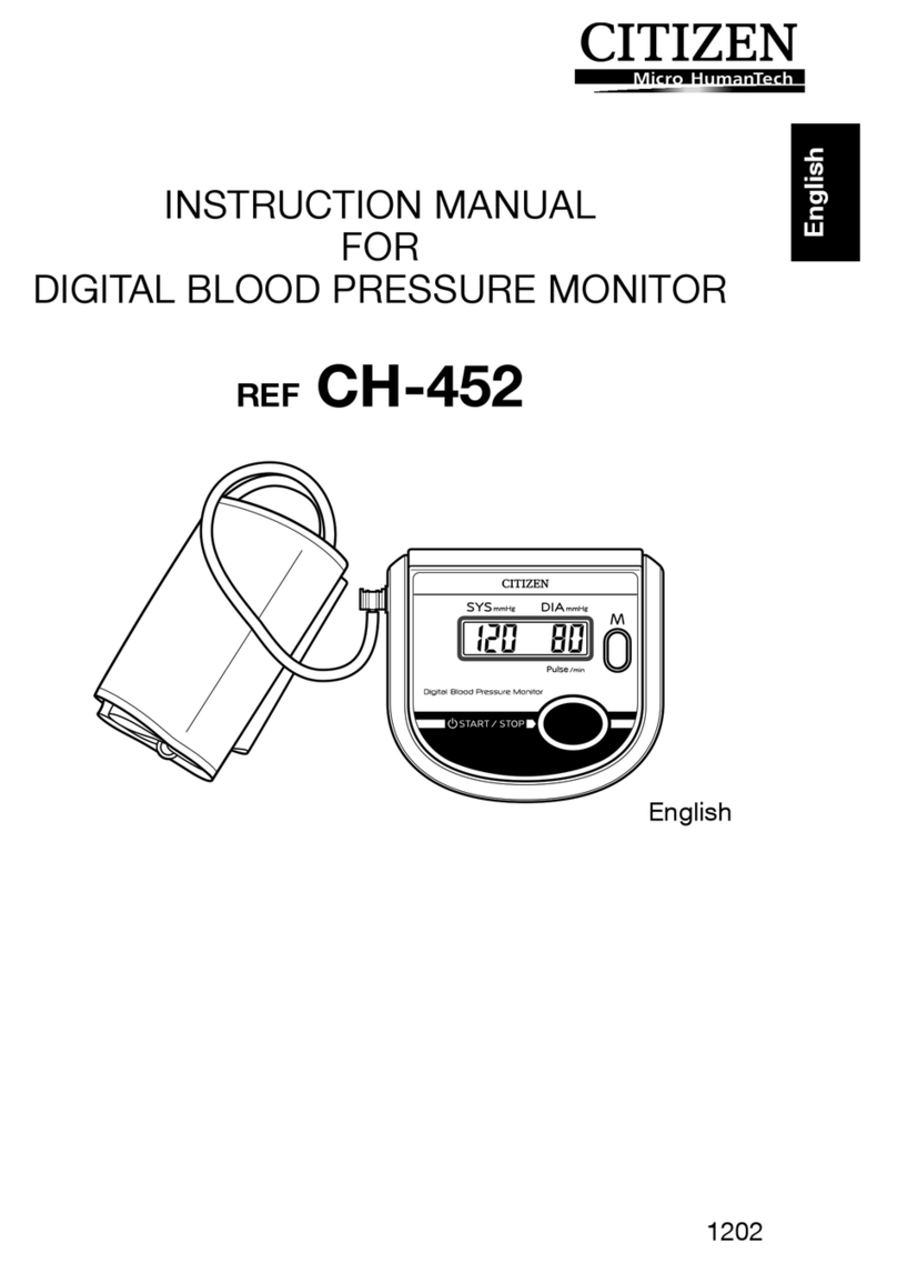 Citizen REF CH-452 User manual
