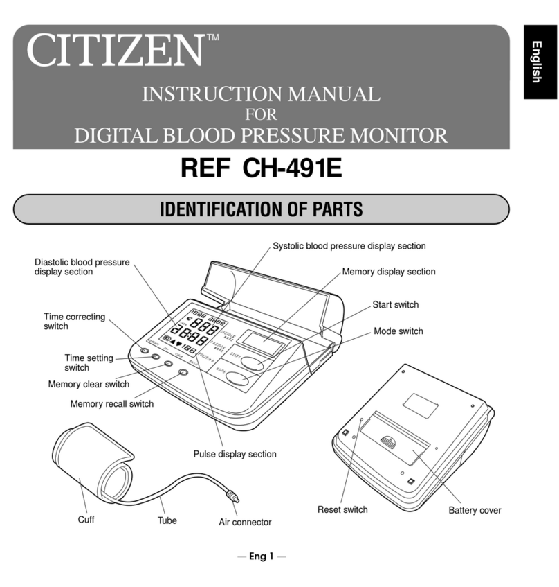 Citizen REF CH-491E User manual