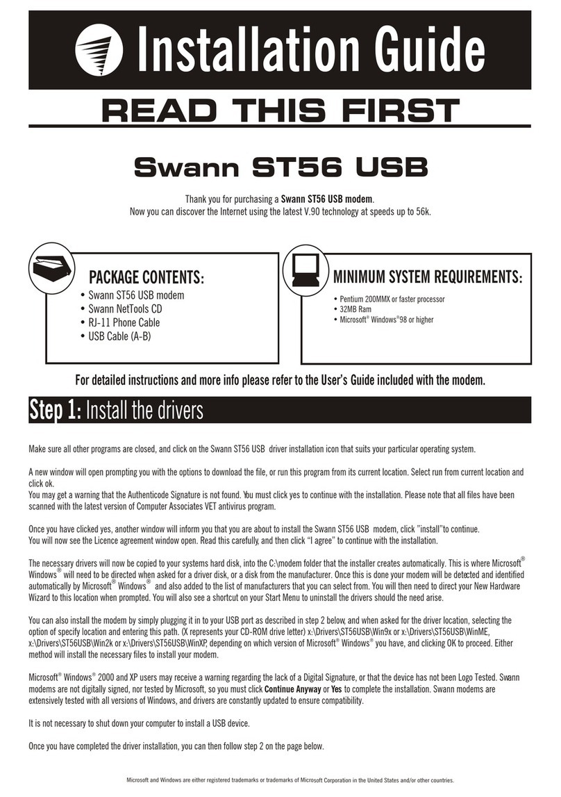 Swann ST56 installation guide
