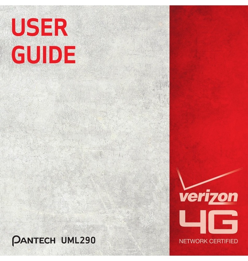 Pantech Verizon UML290 user guide Pantech Verizon UML290 user guide