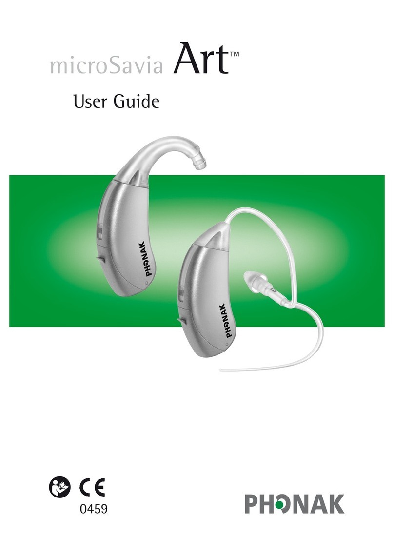 Phonak microSavia Art User manual Phonak microSavia Art User manual