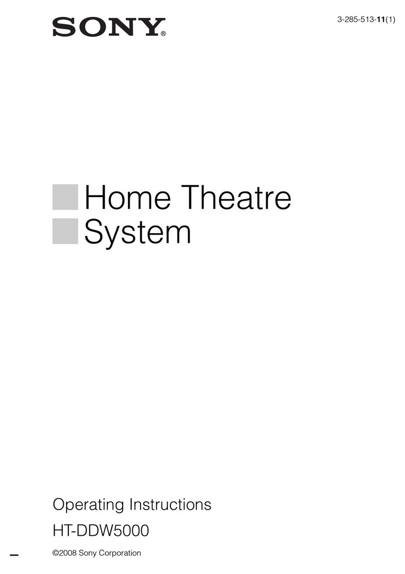 Sony HT-DDW5000 operating instructions