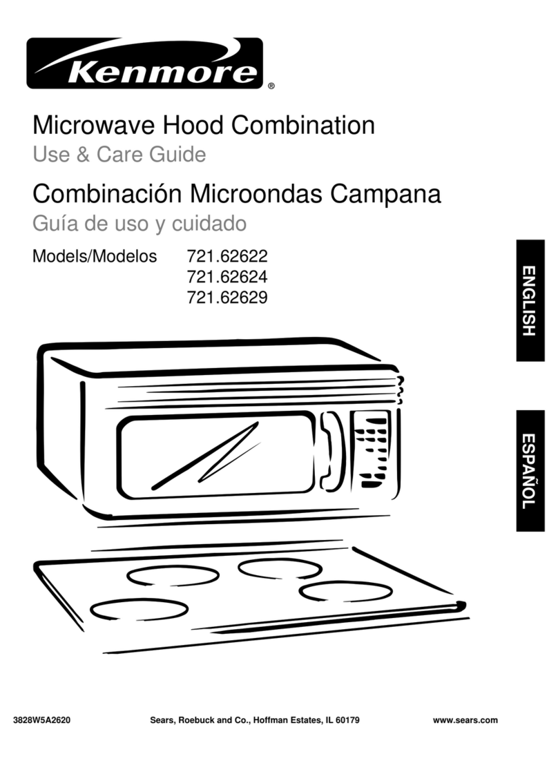 Kenmore 721.62622 Use & care guide