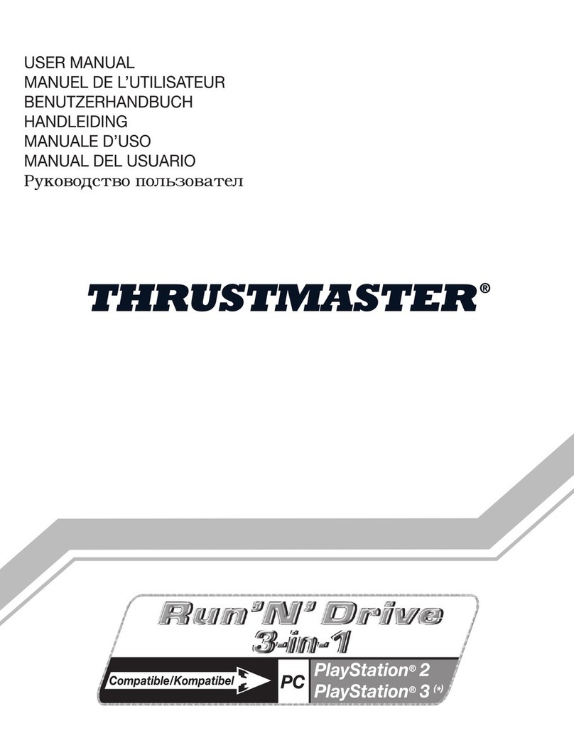 Thrustmaster RUN'N'DRIVE WIRELESS 3-IN-1 User manual