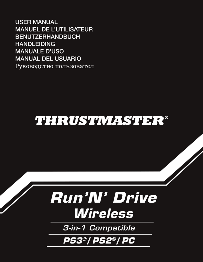 Thrustmaster RUN'N'DRIVE WIRELESS 3-IN-1 user manual