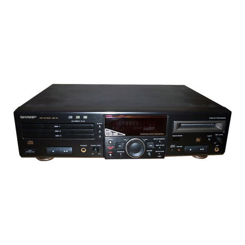 Sharp MD-R3 User manual Sharp MD-R3 User manual