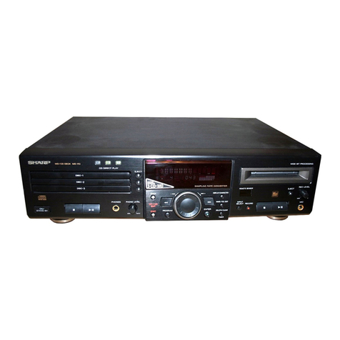 Sharp MD-R3H Operation manual