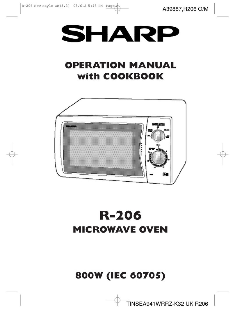 Sharp R-206 Instruction Manual Sharp R-206 Instruction Manual