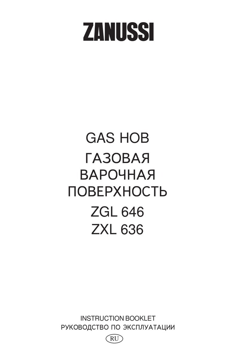 Zanussi ZXL 636 Instruction booklet