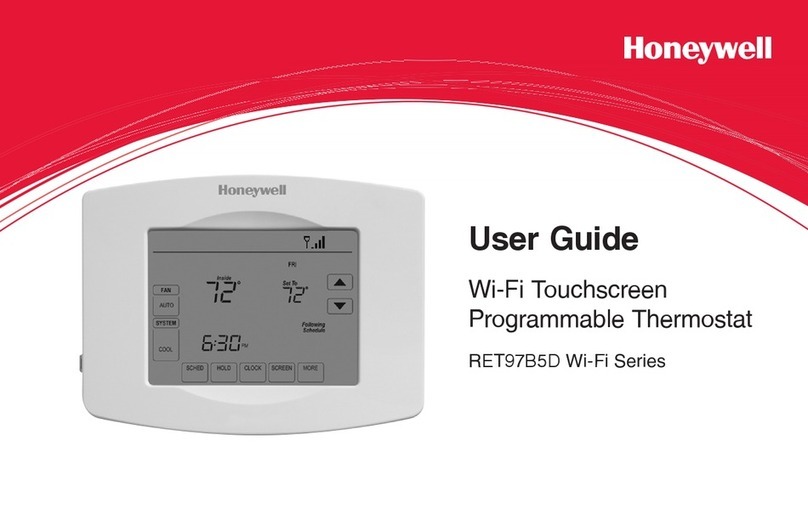 Honeywell RET97B5D User manual