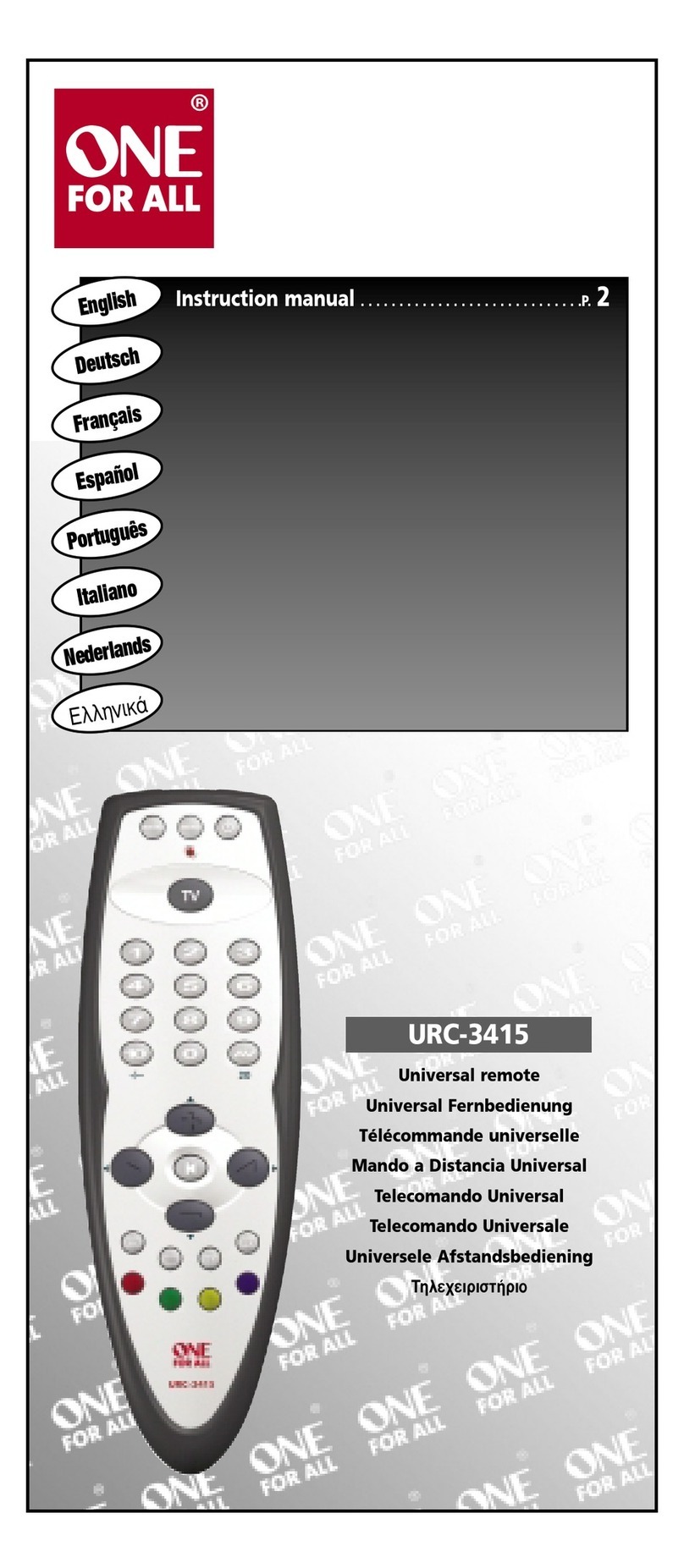 One Forall URC-3415 User manual