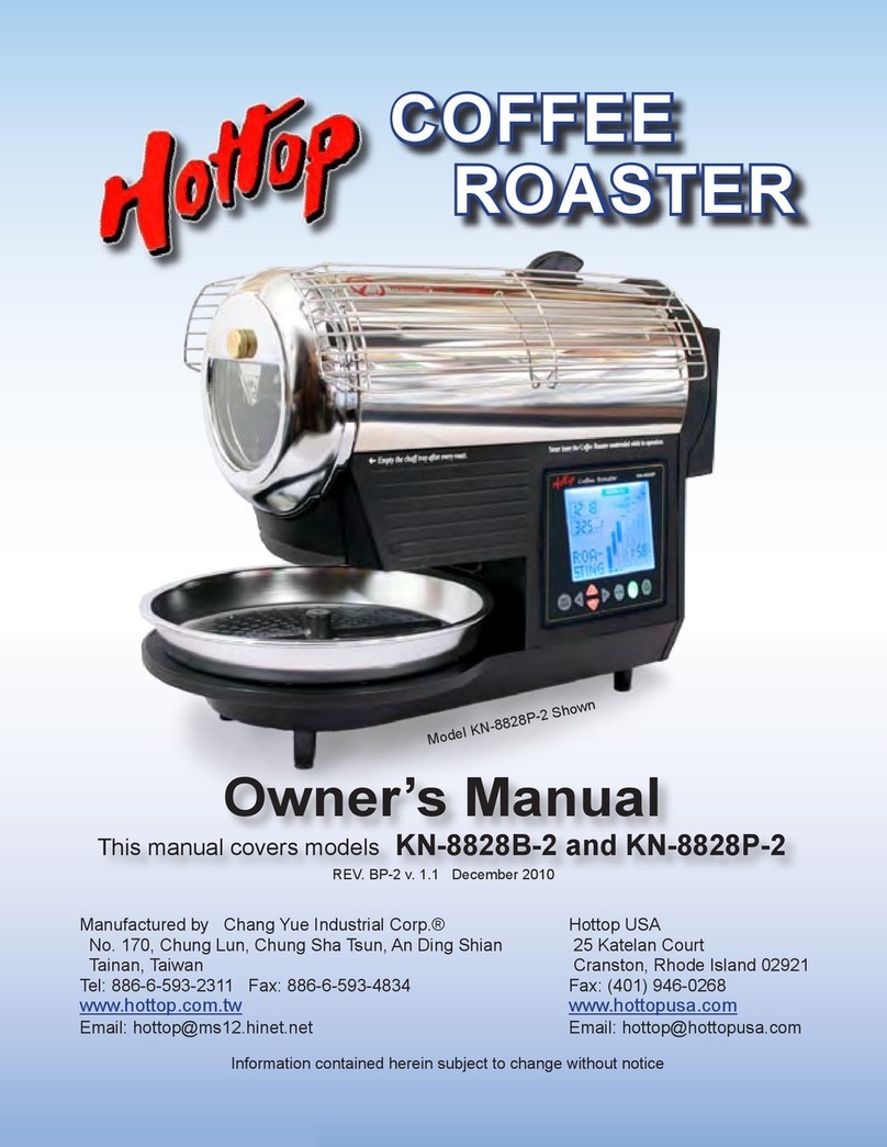 Hottop KN-8828B-2 User manual