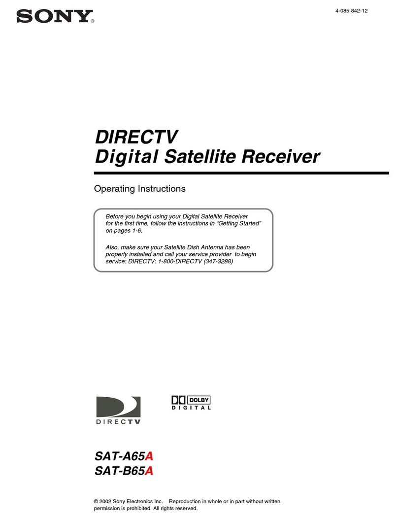 Sony SA-TA65A operating instructions