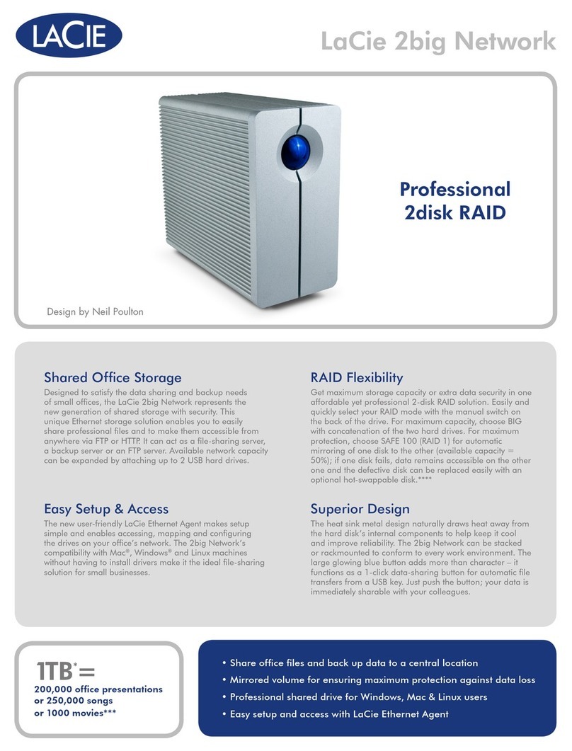 LaCie 2big Quadra USB 3.0 quick start guide