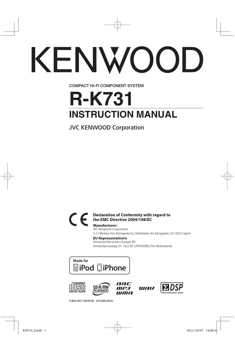 Kenwood R-K731 User manual Kenwood R-K731 User manual