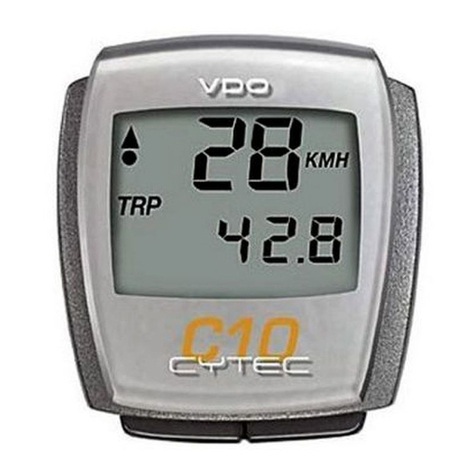 VDO CYTEC C 10 Installation and operation manual