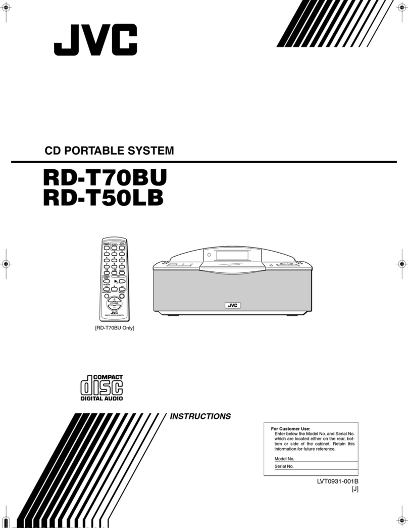 JVC RD-T70BU User manual