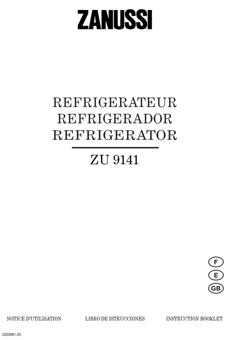 Zanussi ZU 9141 Instruction booklet