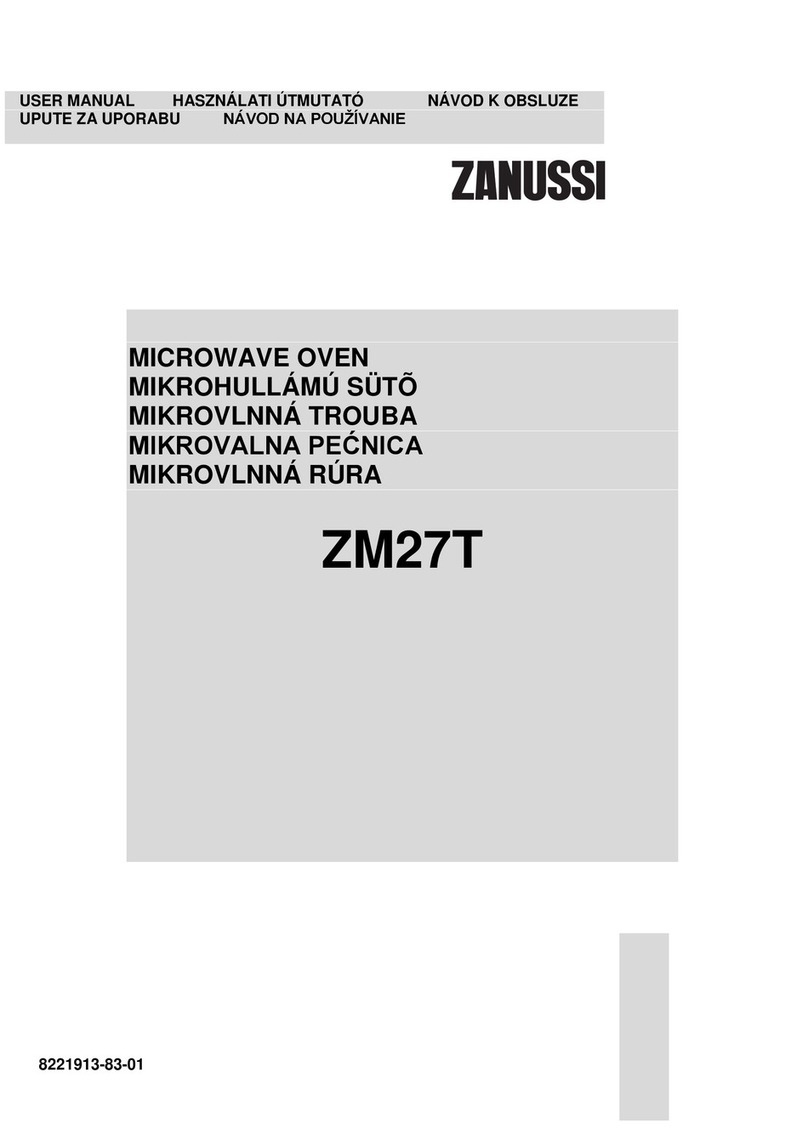 Zanussi ZM27T User manual