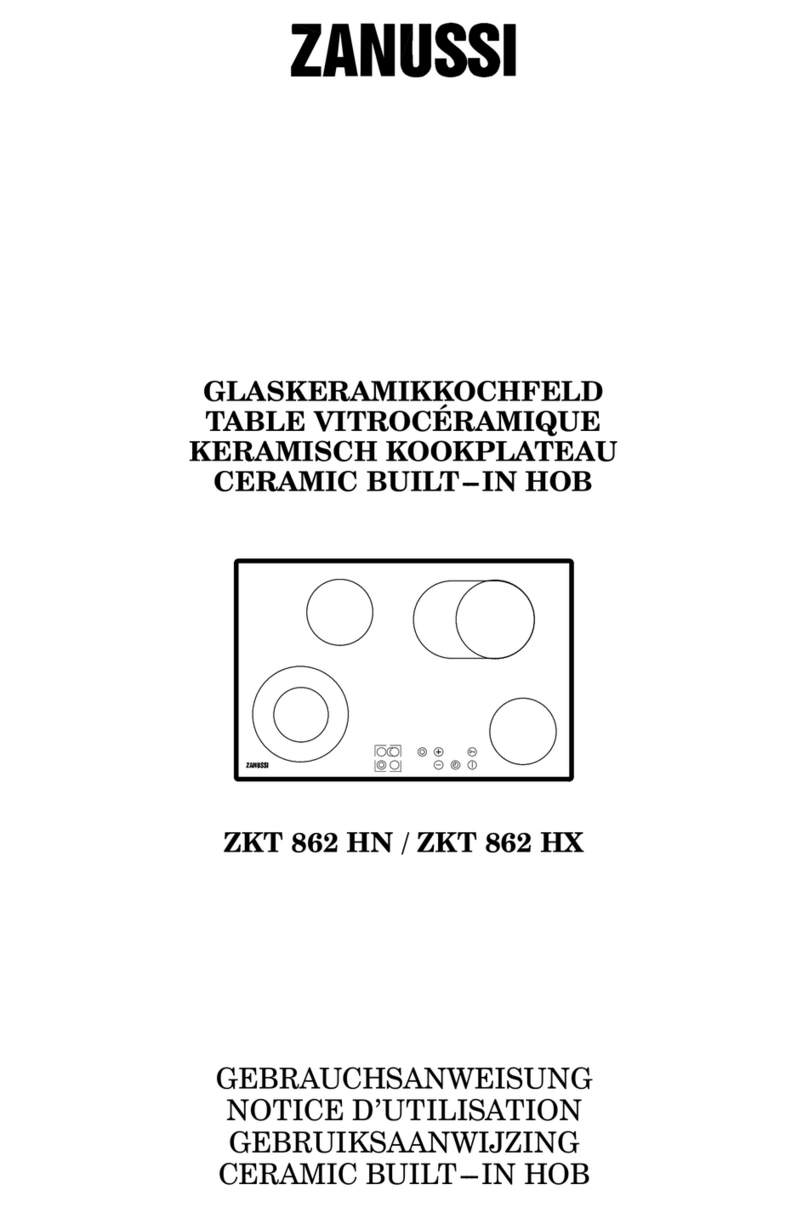 Zanussi ZKT 862 HX instruction manual