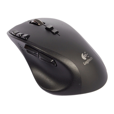 Logitech G700 Specification sheet