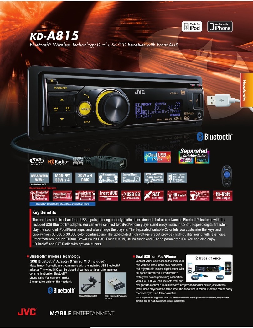 JVC KD-A815 User manual