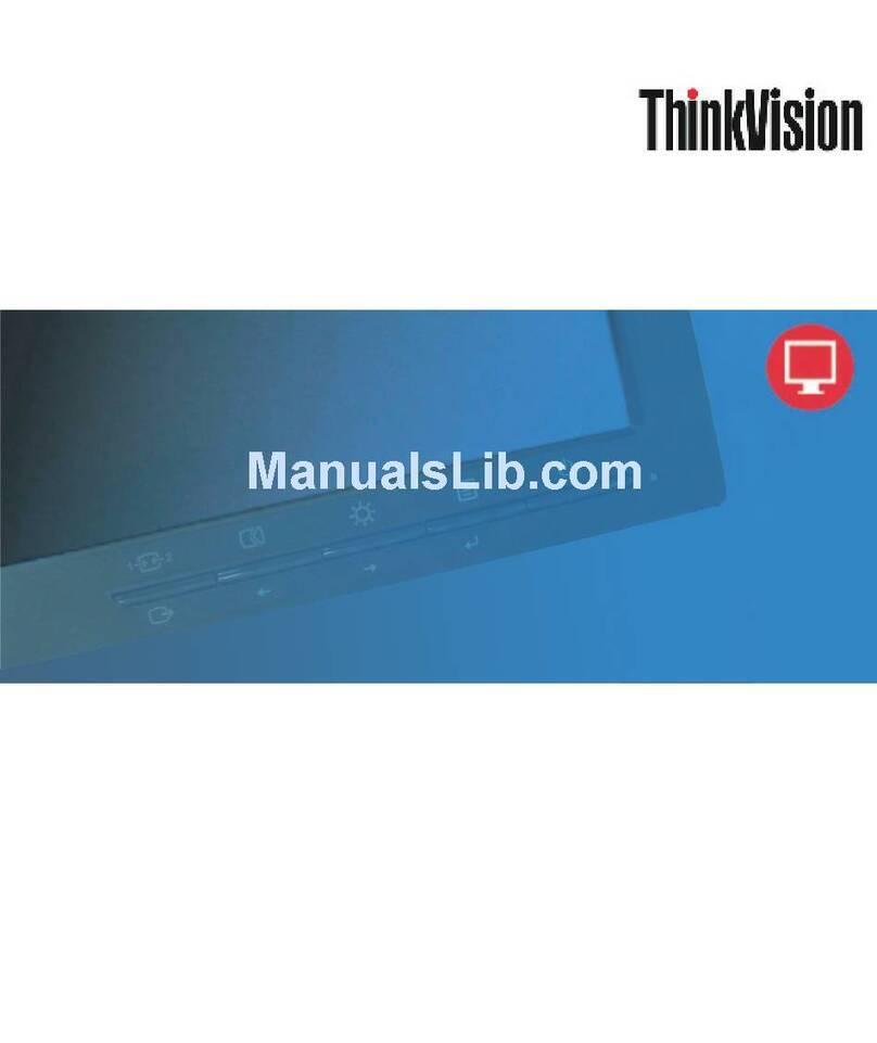 Lenovo ThinkVision LT2223pwC User manual