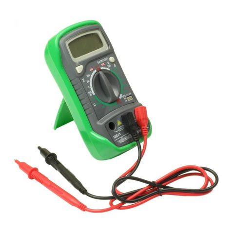 Velleman DVM850BL User manual Velleman DVM850BL User manual