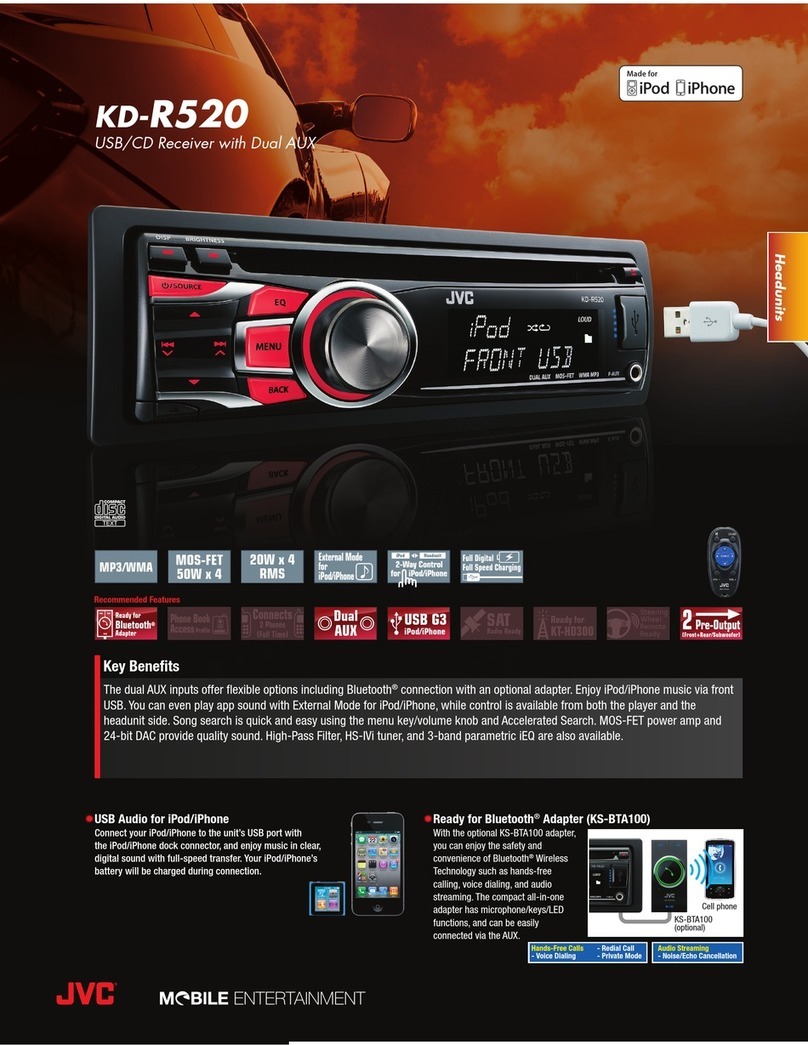 JVC KD-R520 Manual