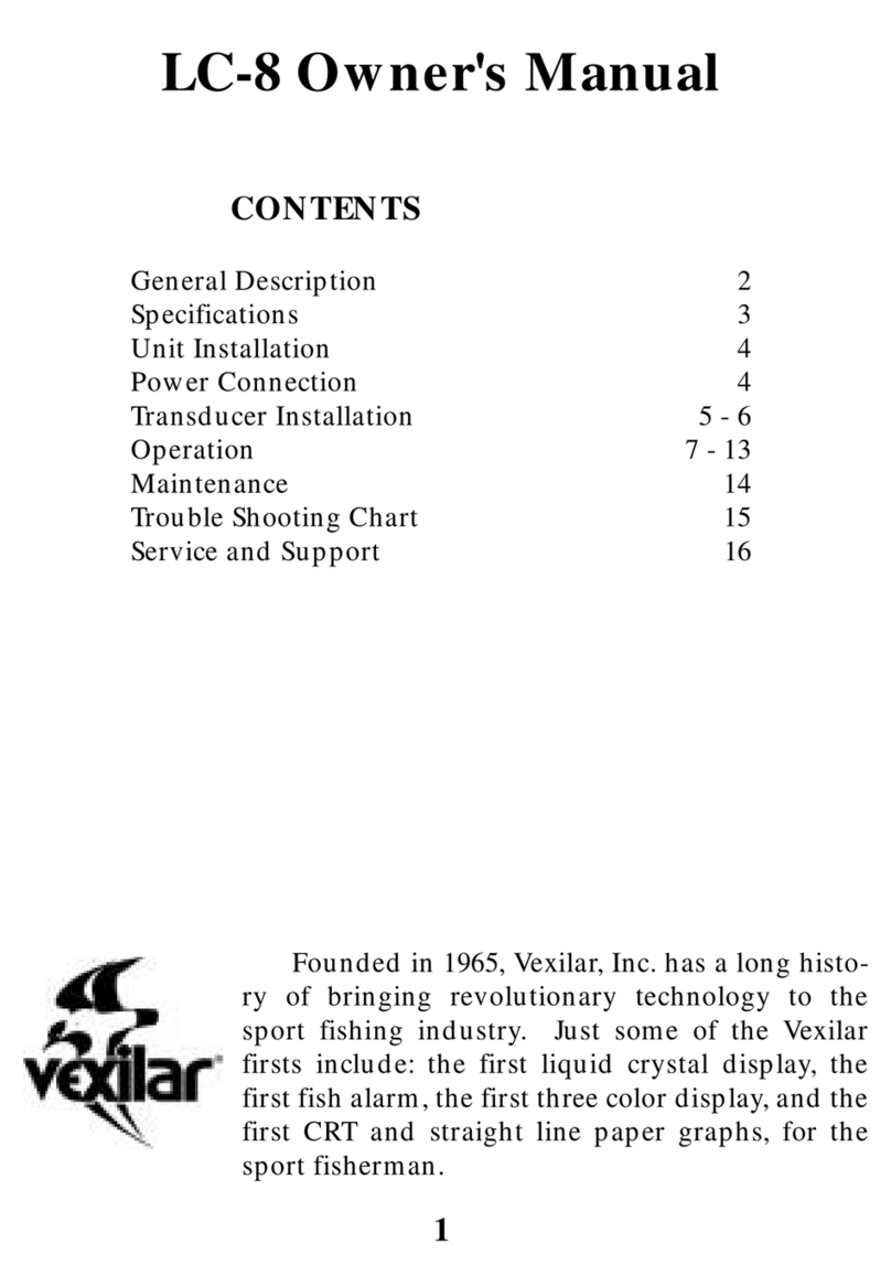VEXILAR LC-8 owner's manual