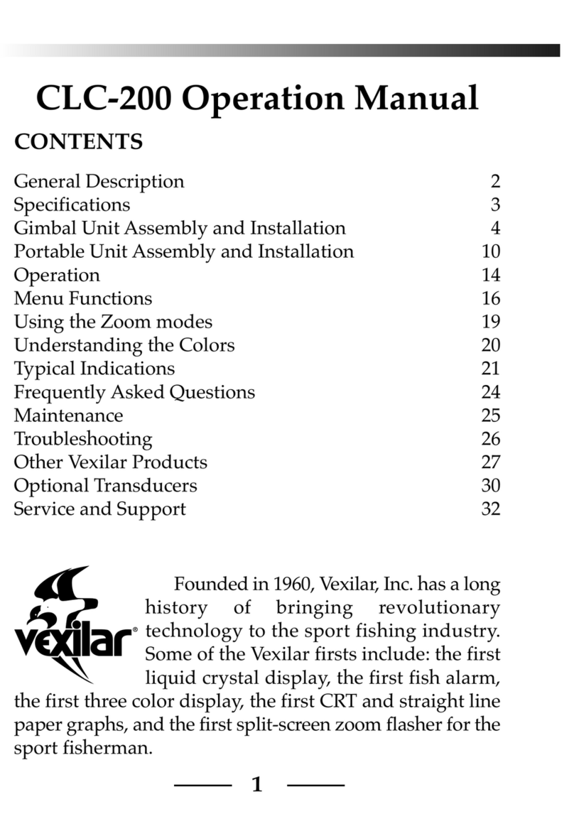 VEXILAR CLC-200 Operation manual