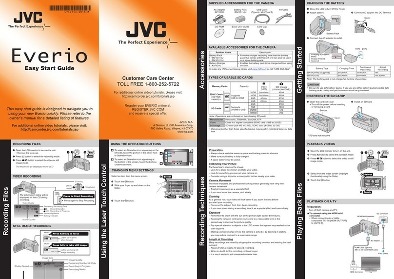 JVC Everio Controller Instructions for use