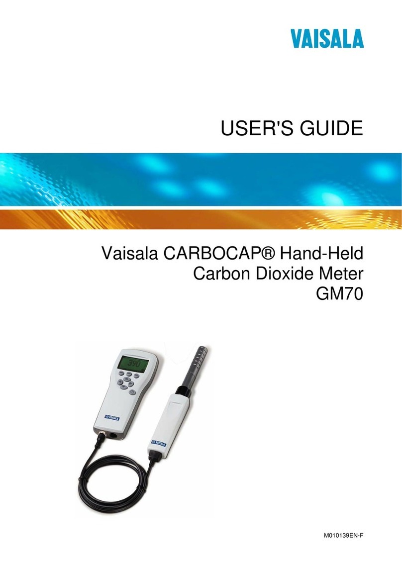 Vaisala CARBOCAP GM70 User manual