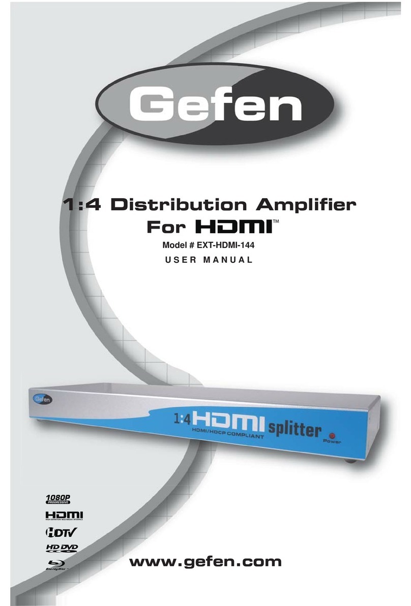 Gefen EXT-HDMI-144 user manual