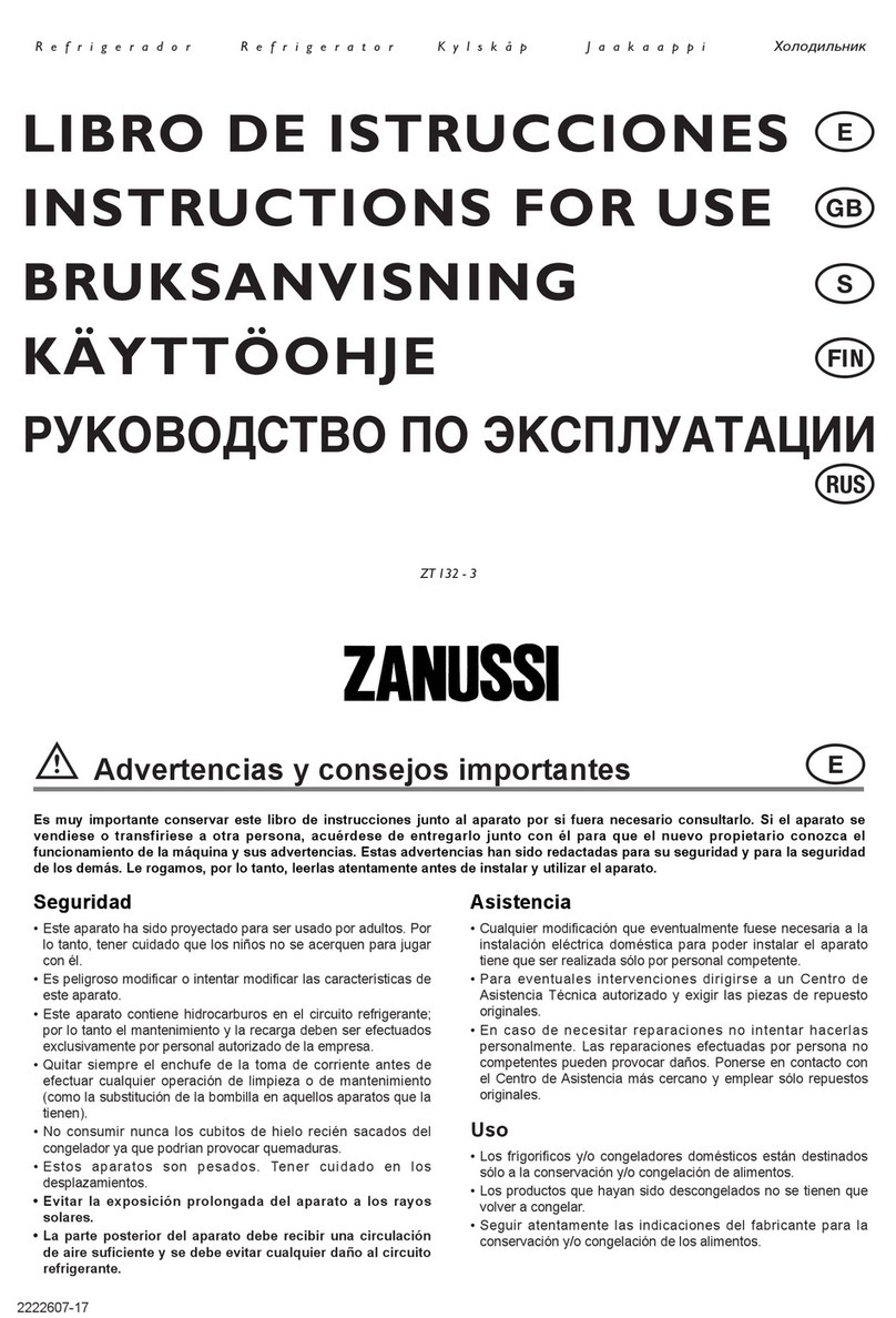 Zanussi ZT 132-3 User manual