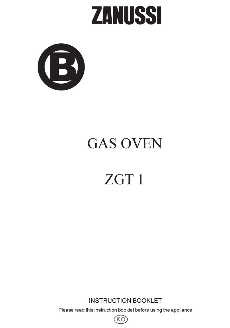Zanussi ZGT 1 Instruction booklet