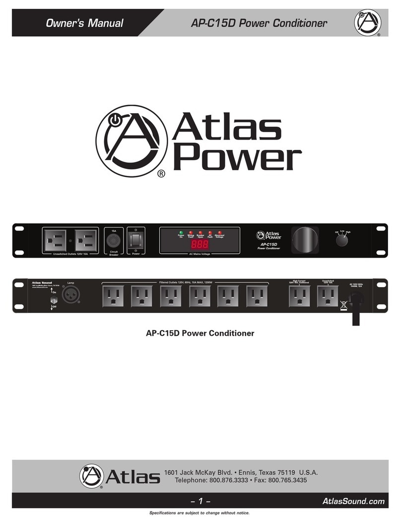 Atlas AP-C15D owner's manual