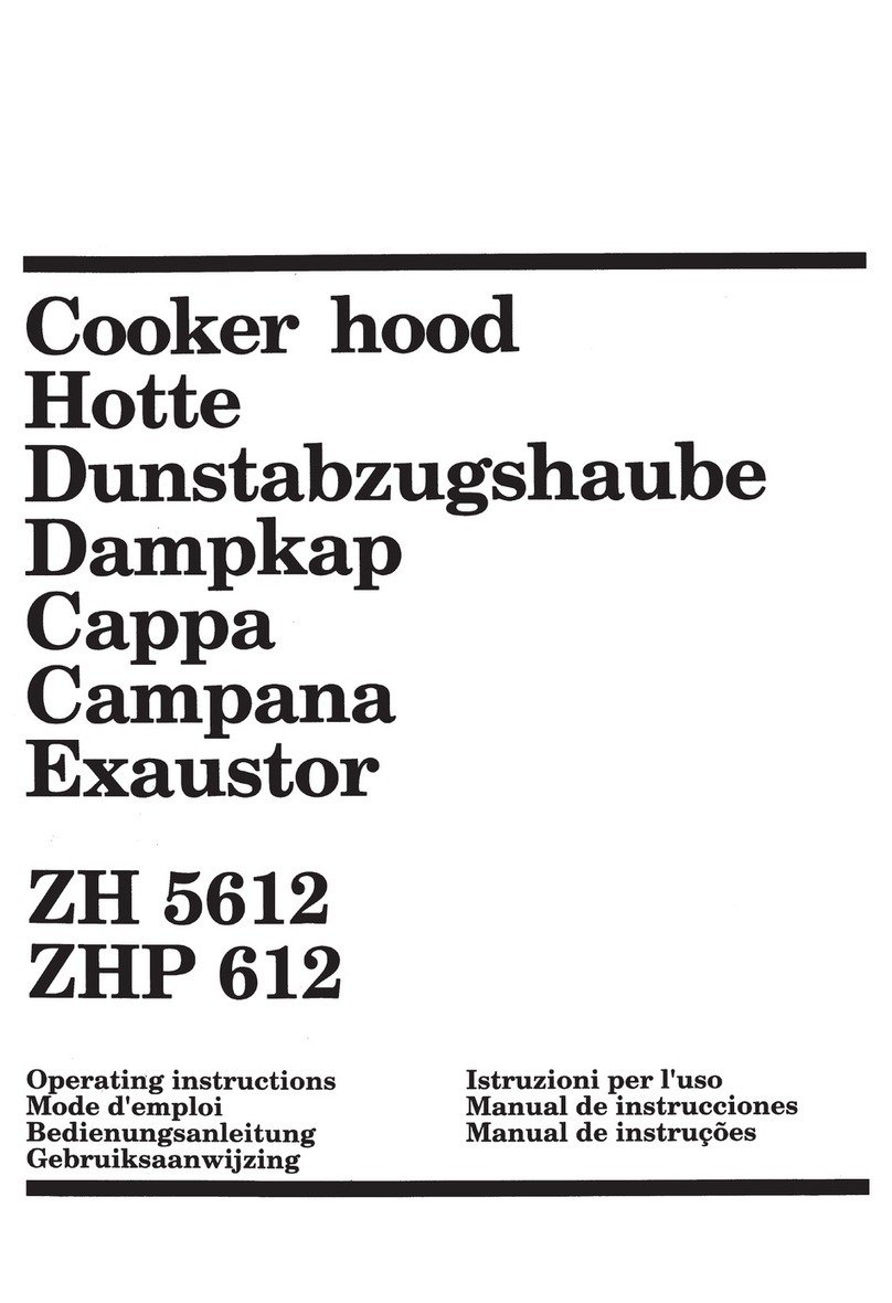 Zanussi ZH 5612 operating instructions