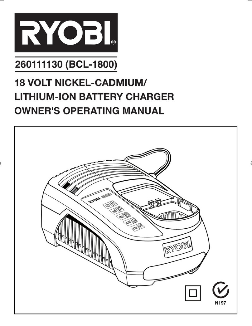 Ryobi BCL-1800 Owner's operating manual