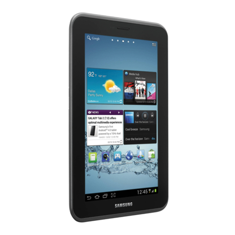 Samsung GALAXY TAB user manual