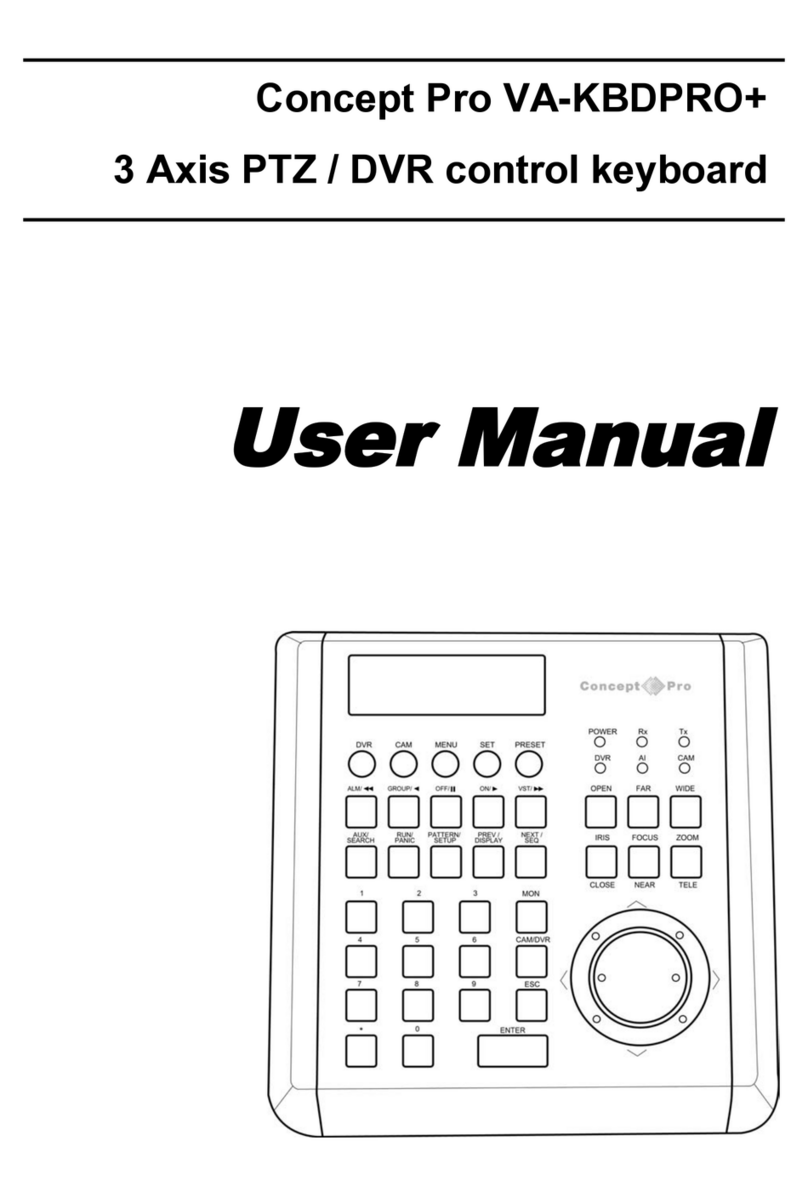Concept Pro VA-KBDPRO user manual