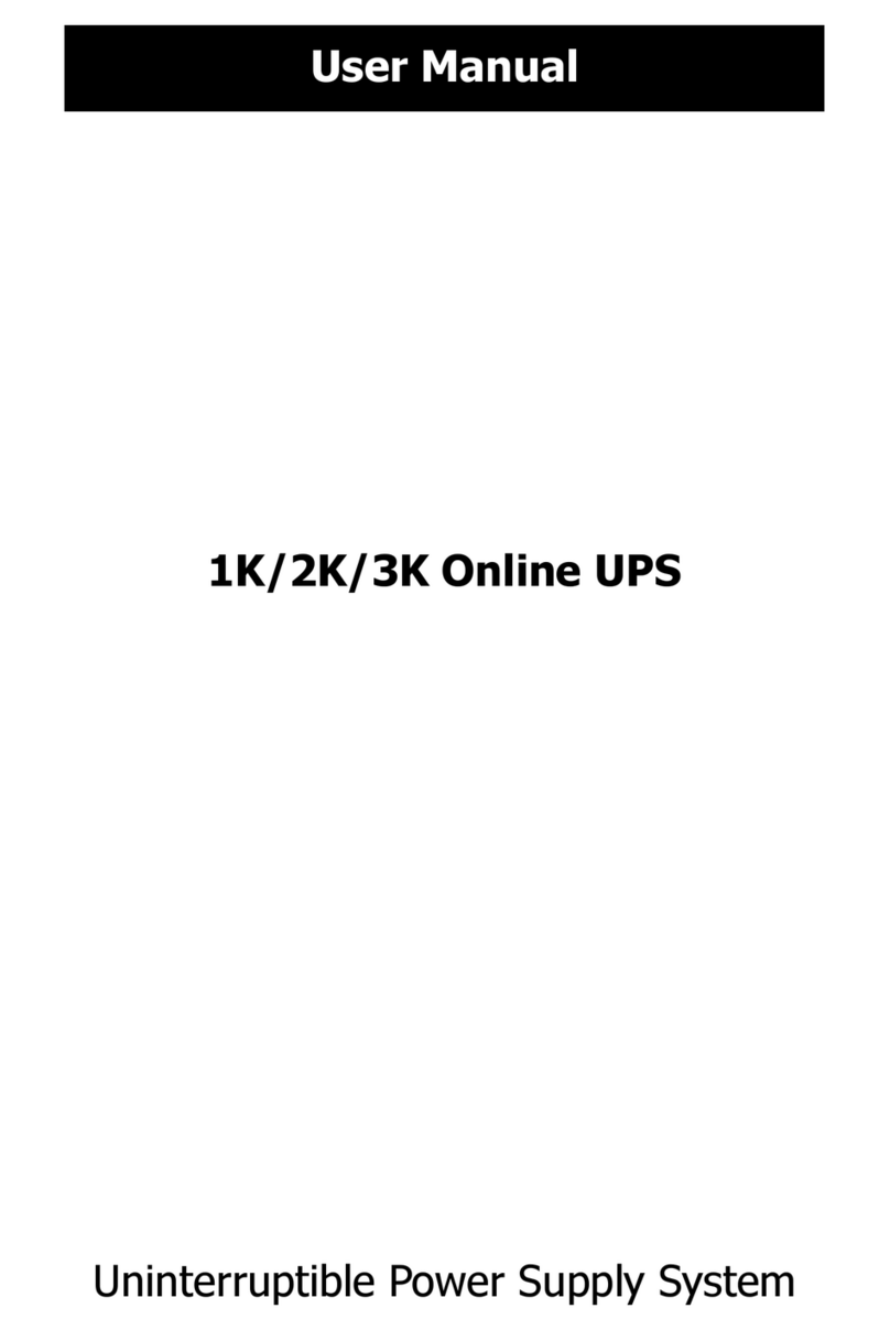 Voltronic Power 1K Online UPS For Dual-mains Input user manual Voltronic Power 1K Online UPS For Dual-mains Input user manual