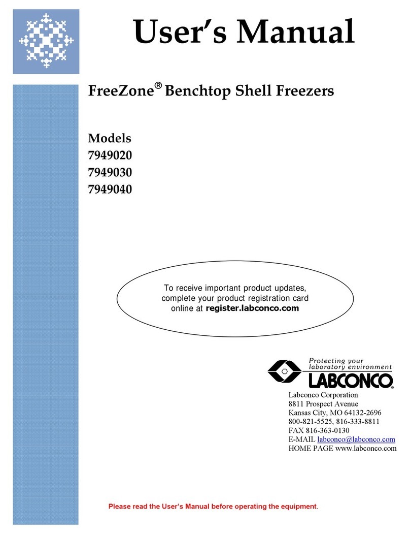 Labconco FreeZone 7949020 user manual