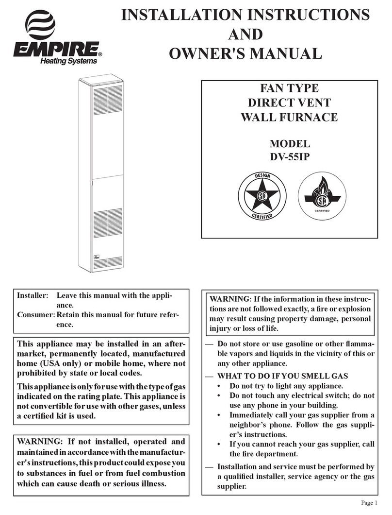 Empire DV-55IP Quick start guide