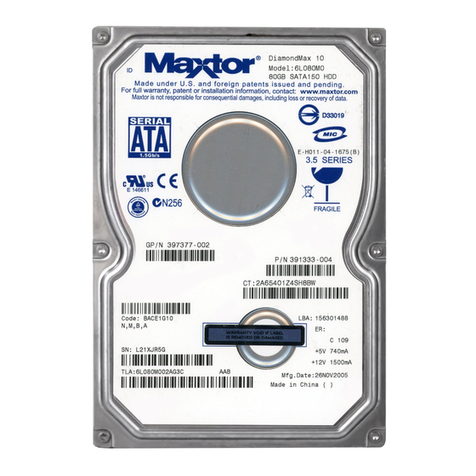 Maxtor DiamondMax10 80 Guide