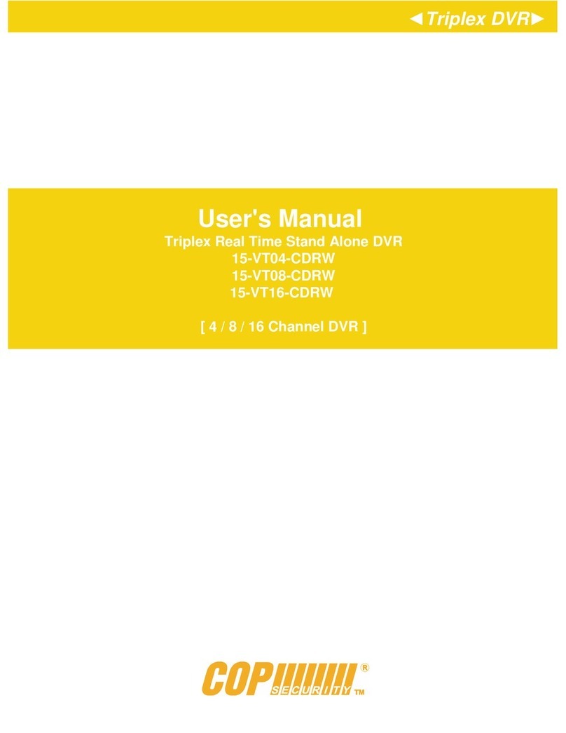COP Security 15-VT04-CDRW user manual
